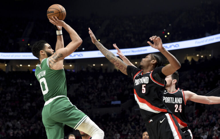 Celtics Libas Blazers 126-112
