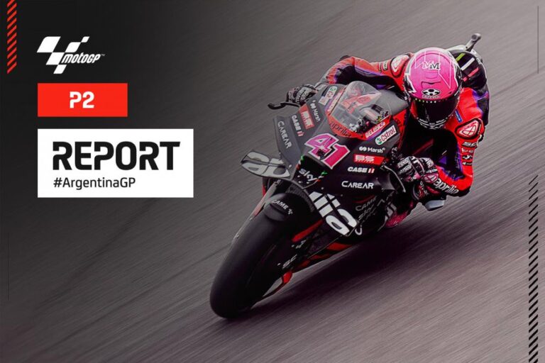 Tim Aprilia Racing Catatkan Waktu Tercepat Di FP2 Termas De Rio Hondo