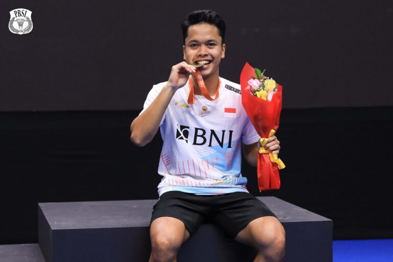 Ginting Juara Badminton Asia Championships 2023