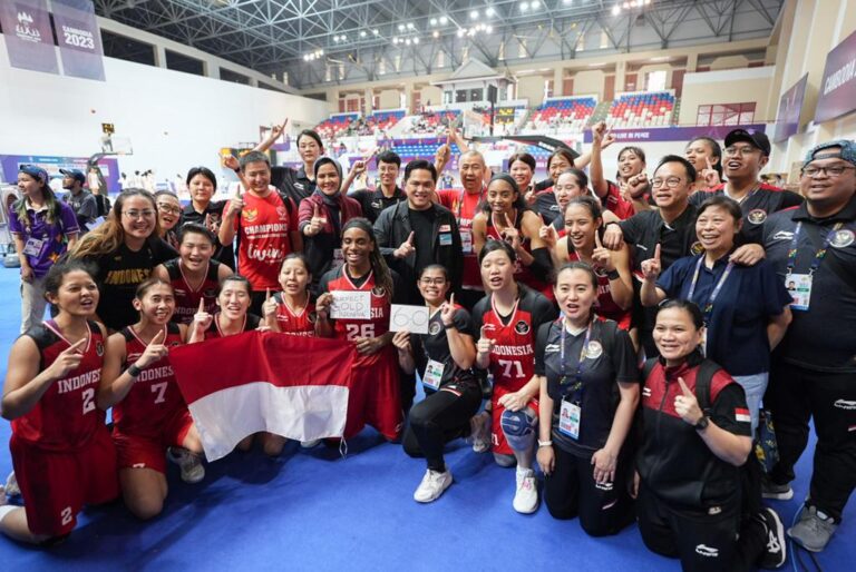 Tim Basket Putri Indonesia Cetak Sejarah Raih Medali Emas Pertama SEA Games