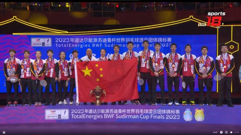 China Juara Piala Sudirman 2023