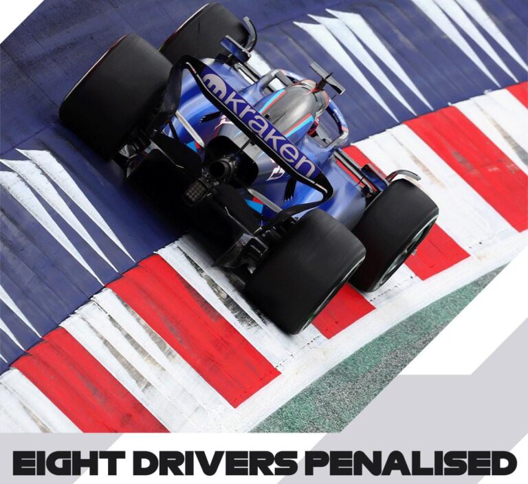 Delapan Pembalap Dapat Pengurangan Nilai