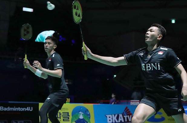Fajar/Rian Lolos Ke Semifinal Korea Open 2023