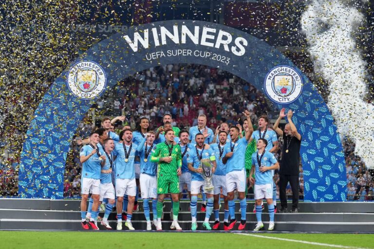 Manchester City Juara Piala Super Eropa Usai Kalahkan Sevilla Lewat Adu Penalti