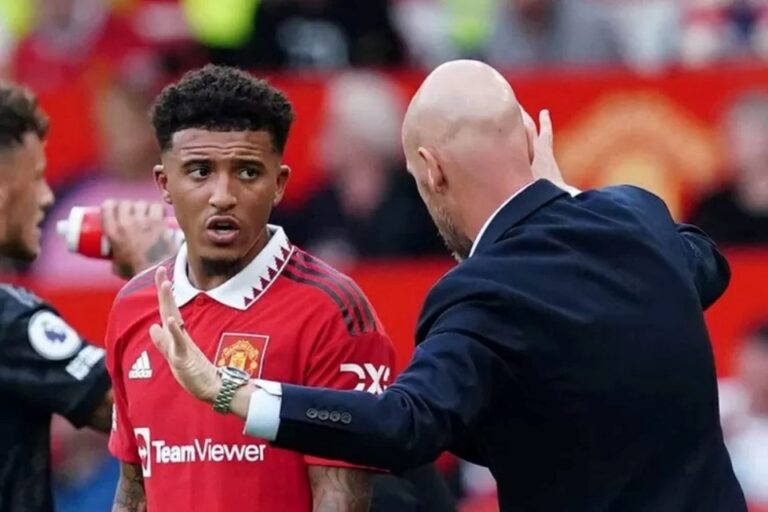Ada Apa Antara Ten Hag Dan Sancho?