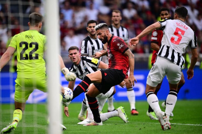 AC Milan Ditahan Imbang Newcastle United Di San Siro