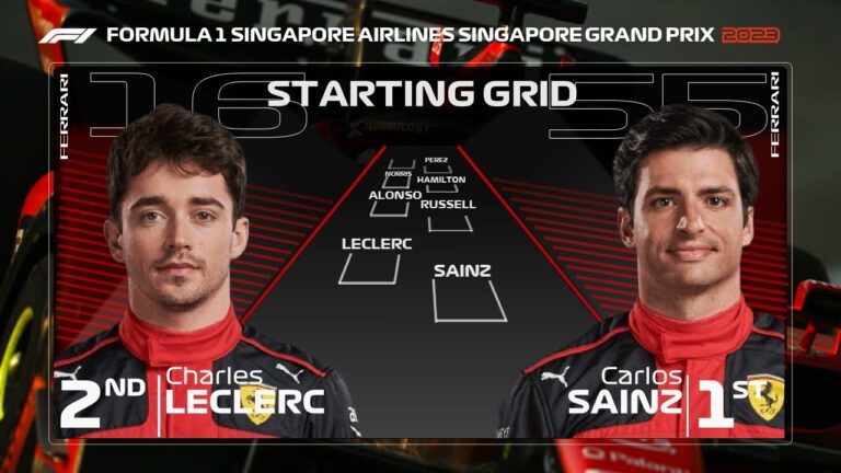 Duo Ferrari Raih Pole Position SingaporeGP 2023