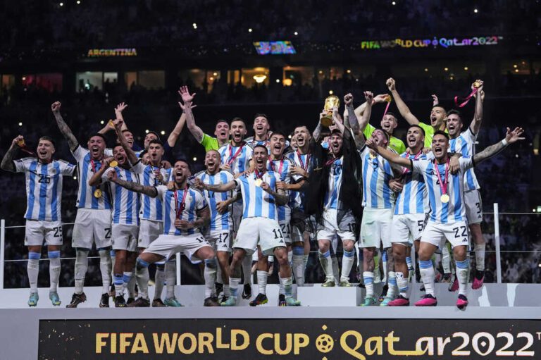 Pemain Pemain Argentina Kuasai Dunia Usai Juarai Piala Dunia 2022