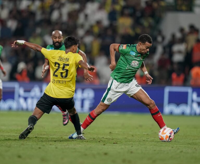 Al Ettifaq Berbagi Angka Dengan Al Ittihad