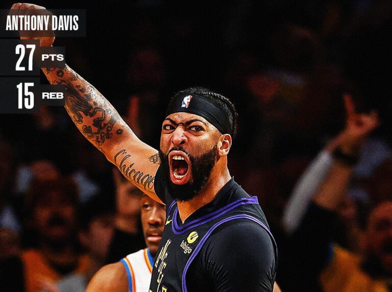 Oklahoma City Tumbang Di Tangan Lakers