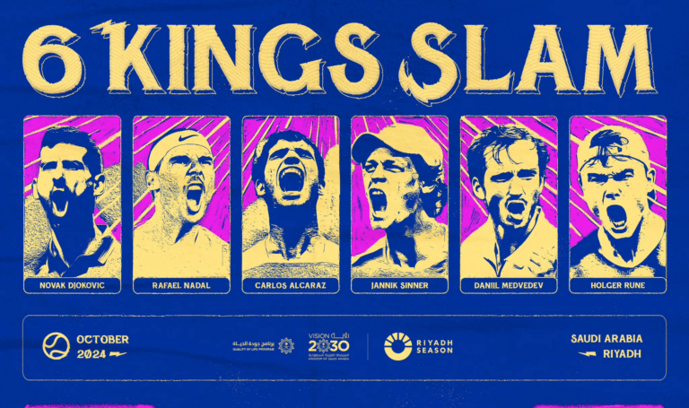 Duel Petenis Putra Dunia Dalam 6 Kings Slam 2024