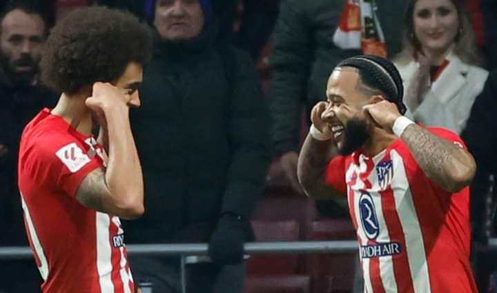 Atletico Madrid Kalahkan Vallecano 2-1