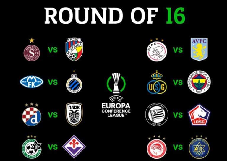Hasil Drawing Babak 16 Besar Liga Conference
