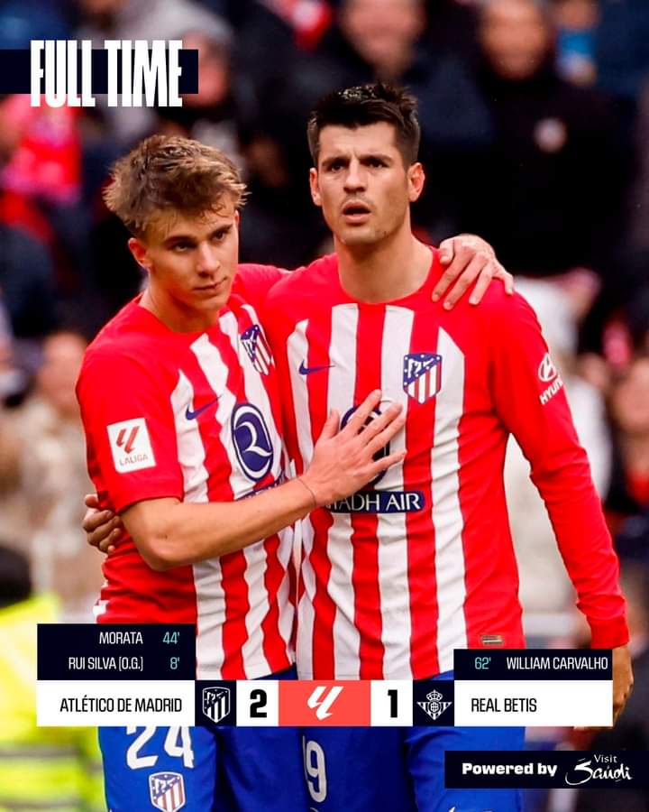 Atletico Madrid berhasil