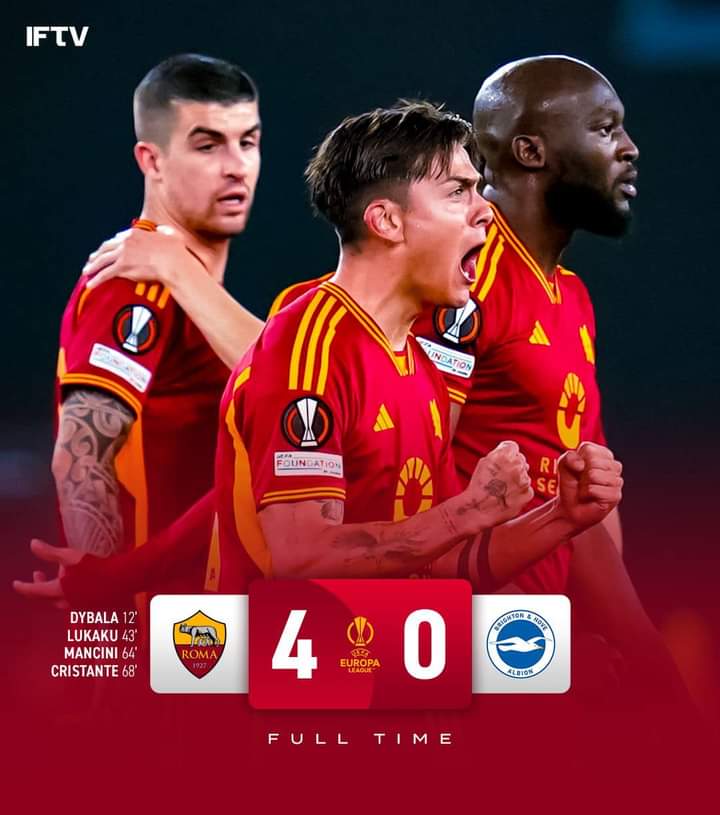 AS Roma bantai Brighton