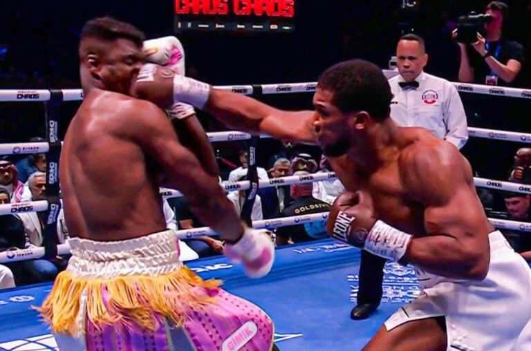 Anthony Joshua KO Francis Ngannou