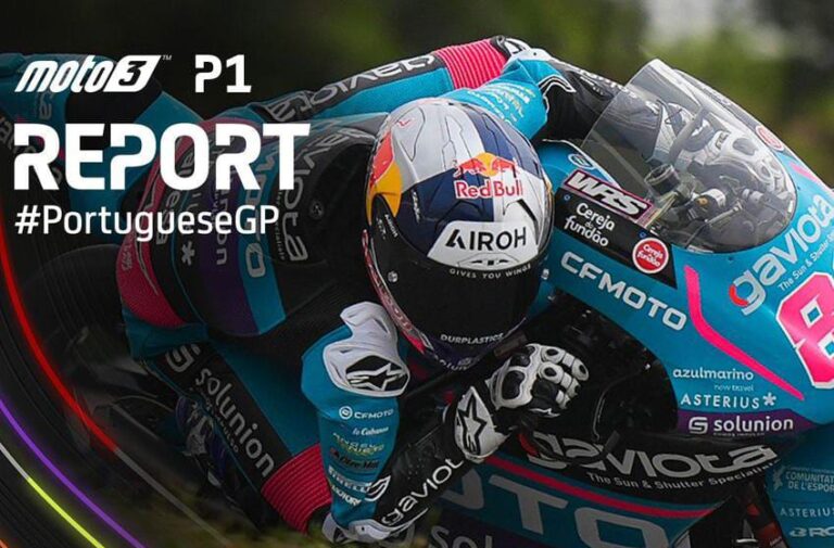 David Alonso Tercepat Di Practice 1 Moto3 Portugal