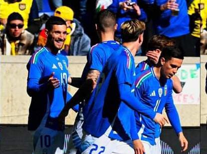 Timnas Italia Sikat Ekuador 2-0