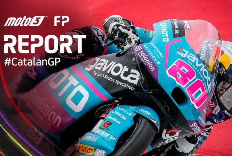 David Alonso Pimpin Sesi Latihan Bebas Moto3 Catalunya