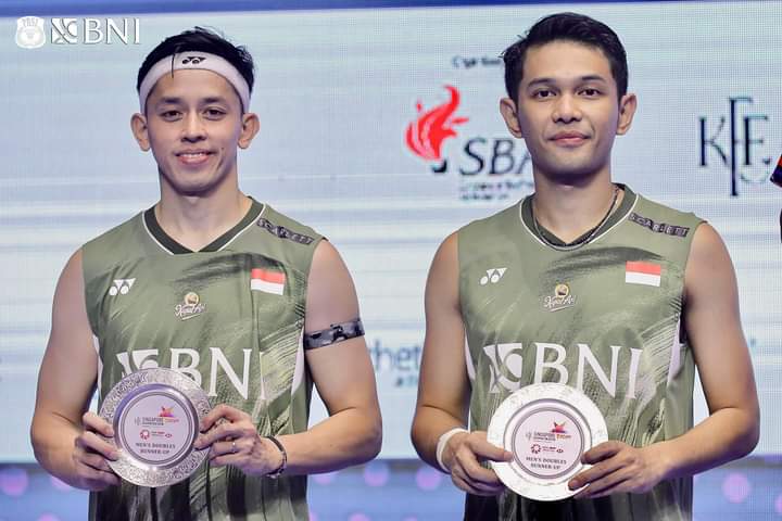 Fajar Alfian / M.Rian Ardianto Runner Up Di Singapore Open 2024