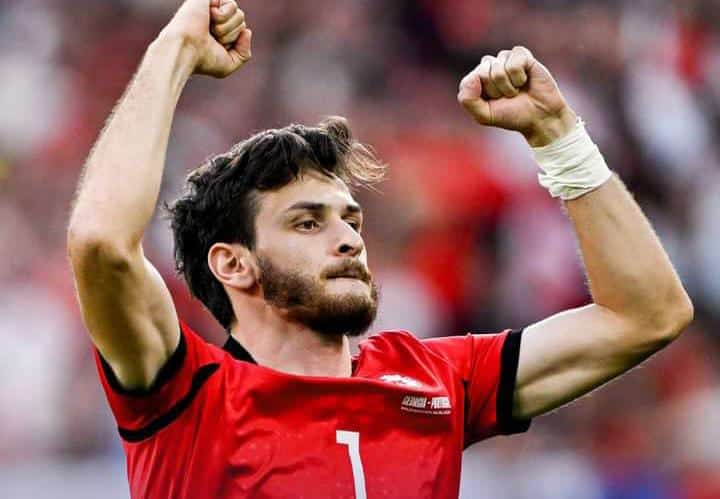 Georgia Tumbangkan Portugal Dua Gol Tanpa Balas