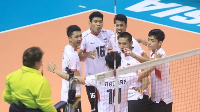 Timnas Voli Putra Indonesia Raih Kemenangan Lawan Hong Kong