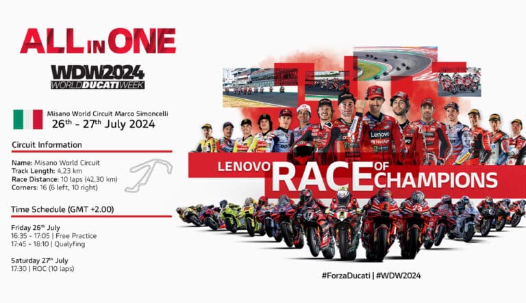 Jadwal World Ducati Week (WDW) 2024
