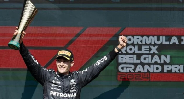 George Russel Juarai Formula 1 FP Belgia 2024