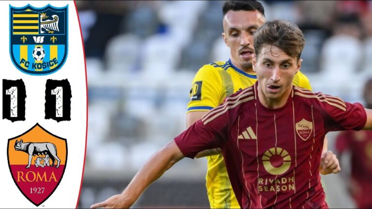 FC Kosice Tahan Imbang AS Roma1-1