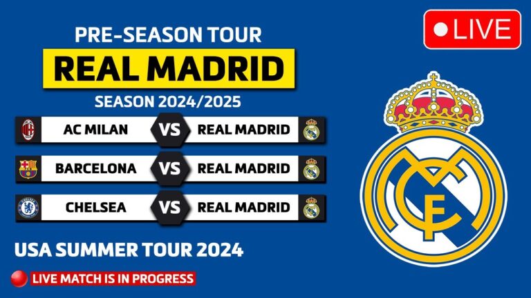 Jadwal Tur Pramusim Real Madrid 2024