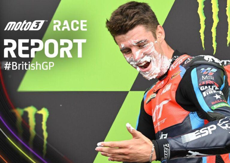 Ivan Ortola Asapi David Alonso Di Race Moto3 Inggris 2024