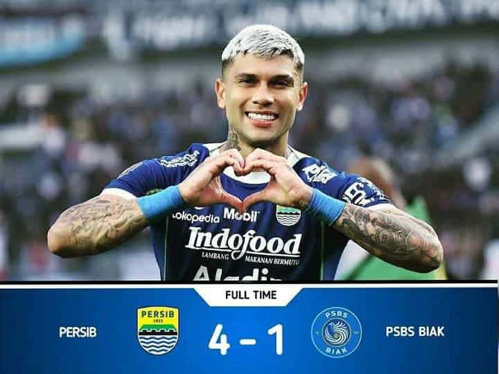 PSBS Biak Diterkam Maung Bandung 1-4