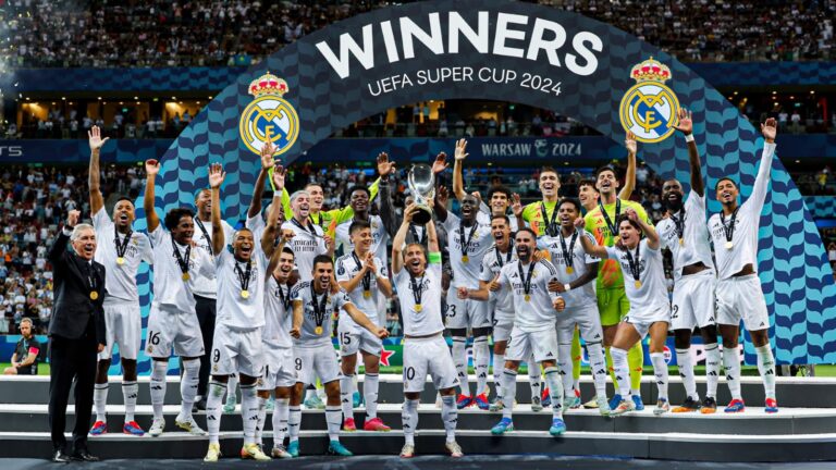 Mbappe Bawa Madrid Juara Piala Super Eropa