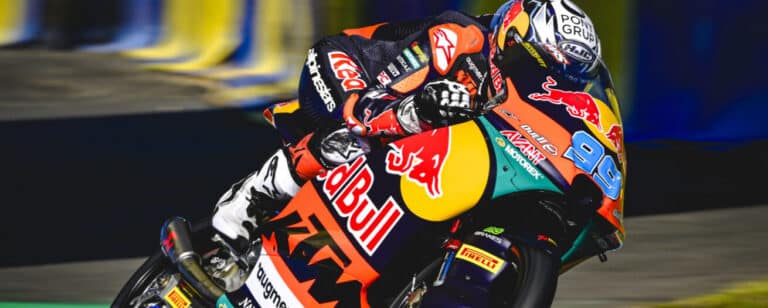 Rueda Tempel Ketat David Alonso Di FP1 Moto3
