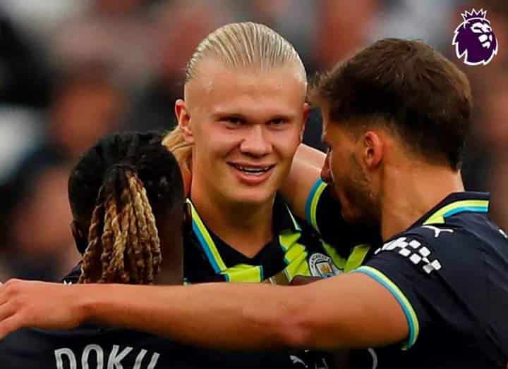 Erling Haaland Bungkam West Ham United