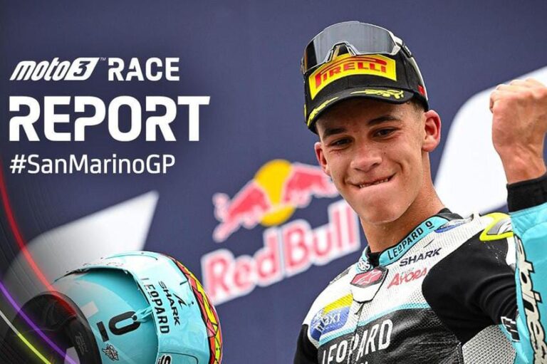 Angel Piqueras Juara Moto3 San Marino