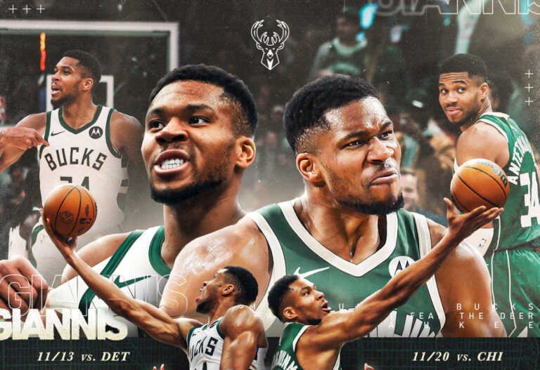 Giannis Antetokounmpo Bawa Bucks Gulung Chicago Bulls