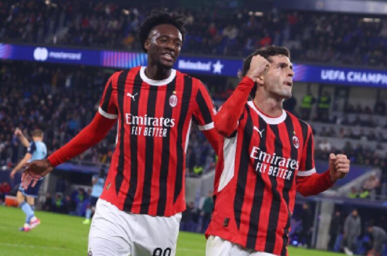 Slovan Bratislava Menyerah 2-3 Dari AC Milan
