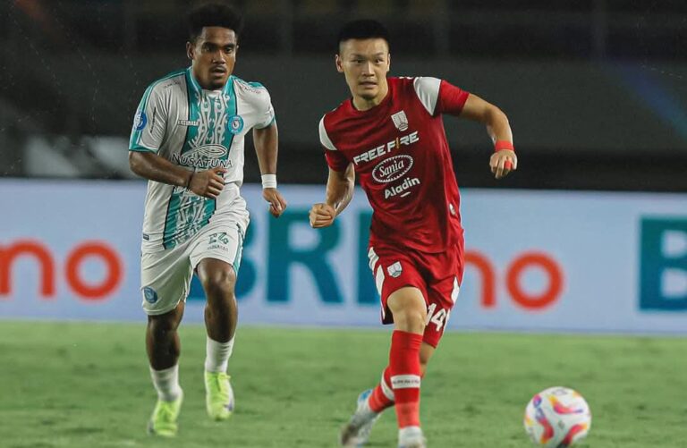 Badai Pasifik Gagal Menang Lawan 10 Pemain Persis