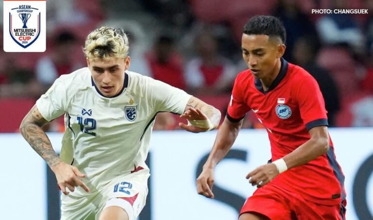 Singapura Hampir Kalahkan Thailand Di Piala AFF 2024