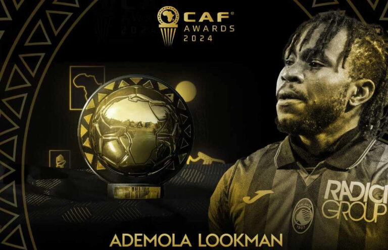 Ademola Lookman Terpilih Sebagai Pemain Terbaik Afrika 2024