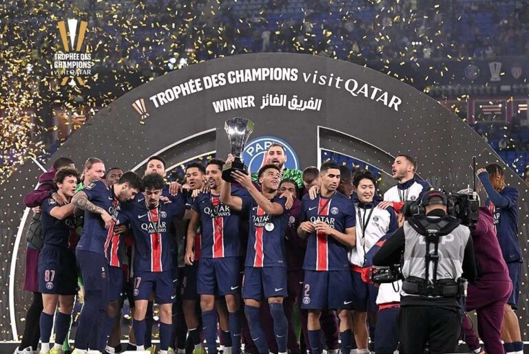 PSG Juara Piala Super Prancis Usai Kalahkan AS Monaco