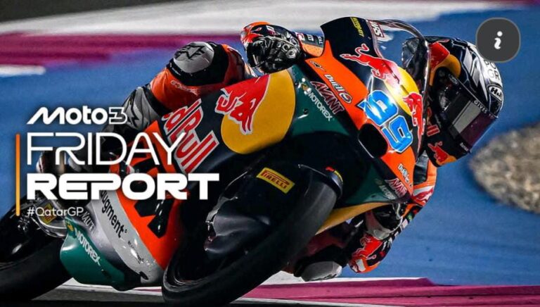 David Munoz Kuasai FP1 Moto3 Di Sirkuit Lusail