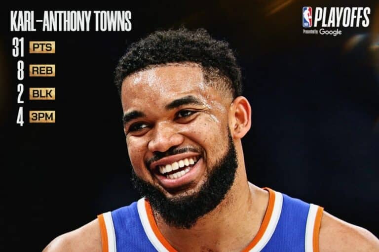 Karl-Anthony Towns Bawa Knicks Kalahkan Pistons 118-116