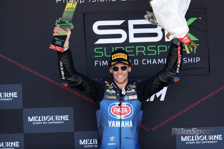 Stefano Manzi Juarai Race 1 WorldSSP Italia