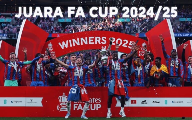 Crystal Palace Juarai FA Cup. Manchester City Tanpa Gelar