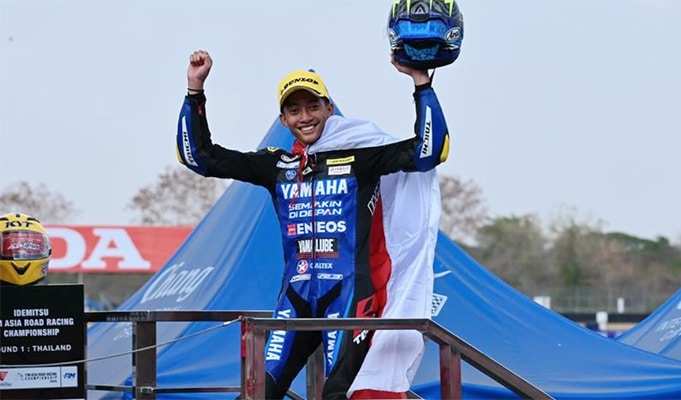 Pembalap Indonesia Peringkat Empat R3 BLU CRU World Cup