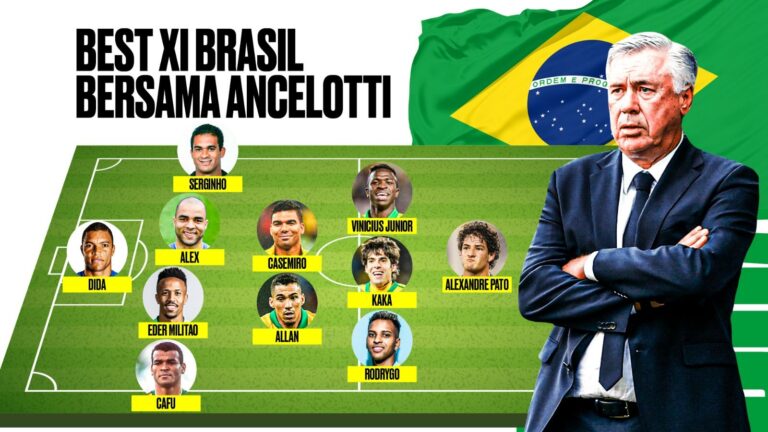 Skuad Timnas Brasil Pilihan Carlo Ancelotti