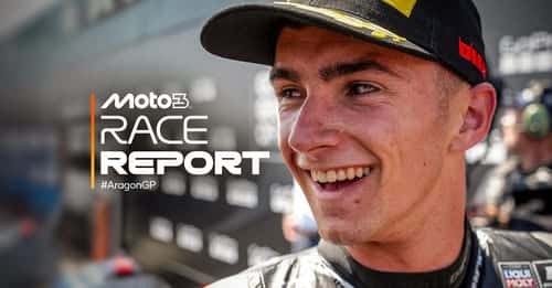 David Munoz Raih Podium Juara Moto3 Aragon