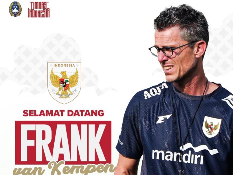 Frank Van Kempen Jadi Pelatih Timnas Indonesia U-20